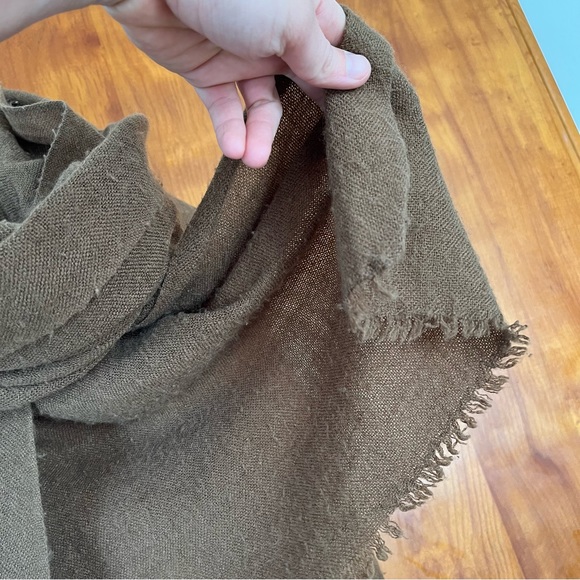 Brown boho scarf wrap - Picture 6 of 6